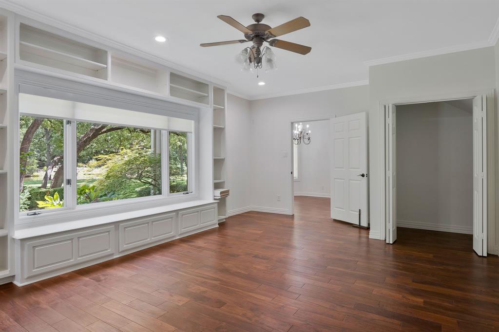 1980 Gertie Barrett Road Mansfield, TX 76063 - Photo 11 of 40 wooden floor in an empty room with a window