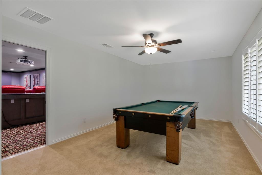 1980 Gertie Barrett Road Mansfield, TX 76063 - Photo 21 of 40 a room with pool table and windows