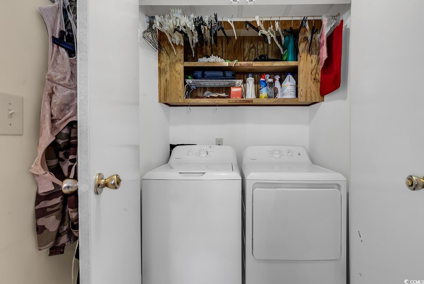 449 Rainbow Drive Murrells Inlet, SC 29576 - Photo 22 of 33 Washroom featuring washing machine and clothes dryer