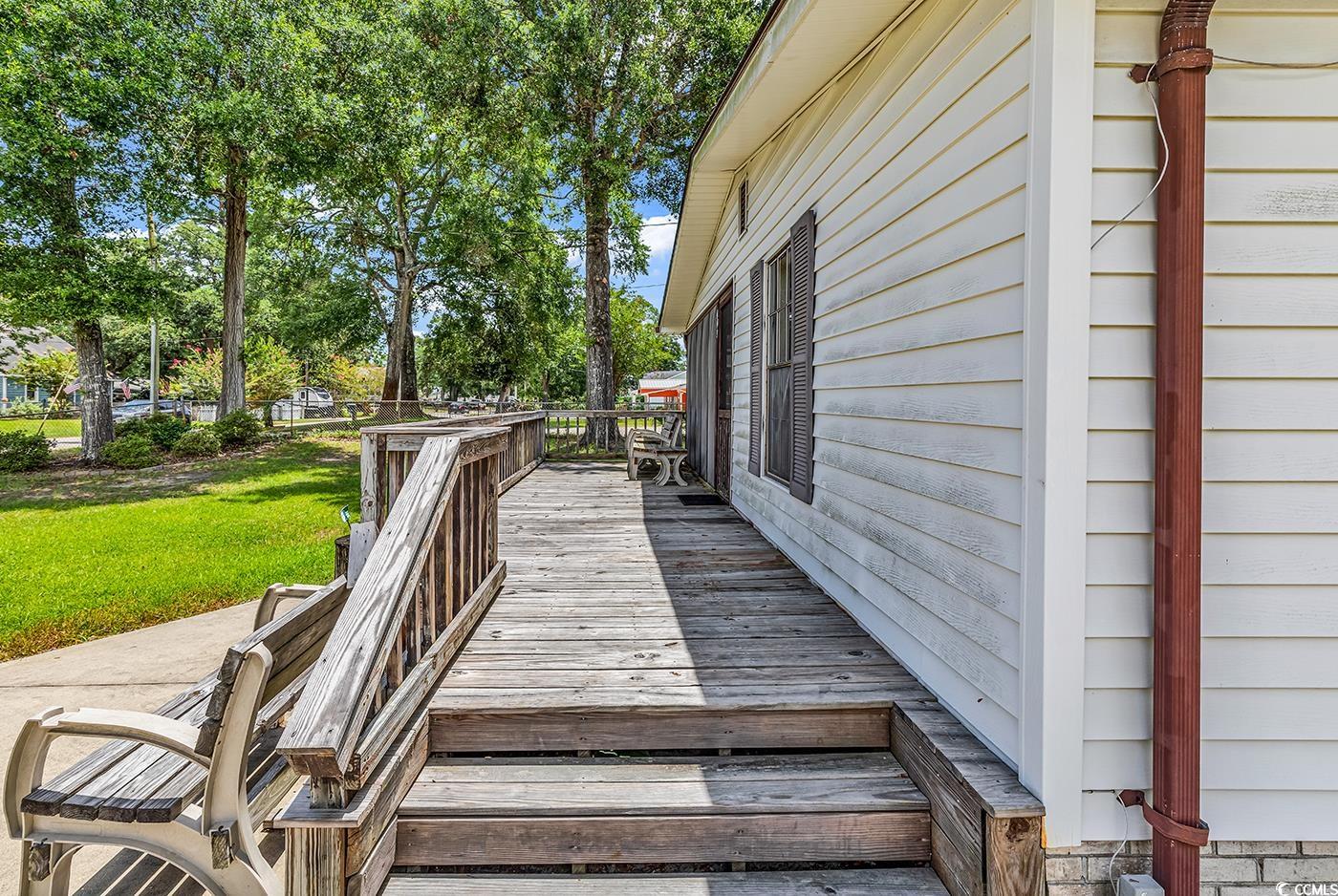 449 Rainbow Drive Murrells Inlet, SC 29576 - Photo 25 of 33 Wooden deck with a yard