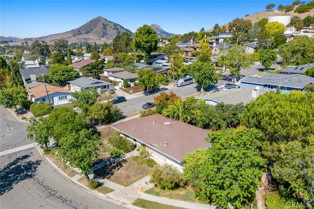 1178 San Carlos Drive San Luis Obispo, CA 93401 - Photo 31 of 32 an aerial view of residential house with outdoor space and street view