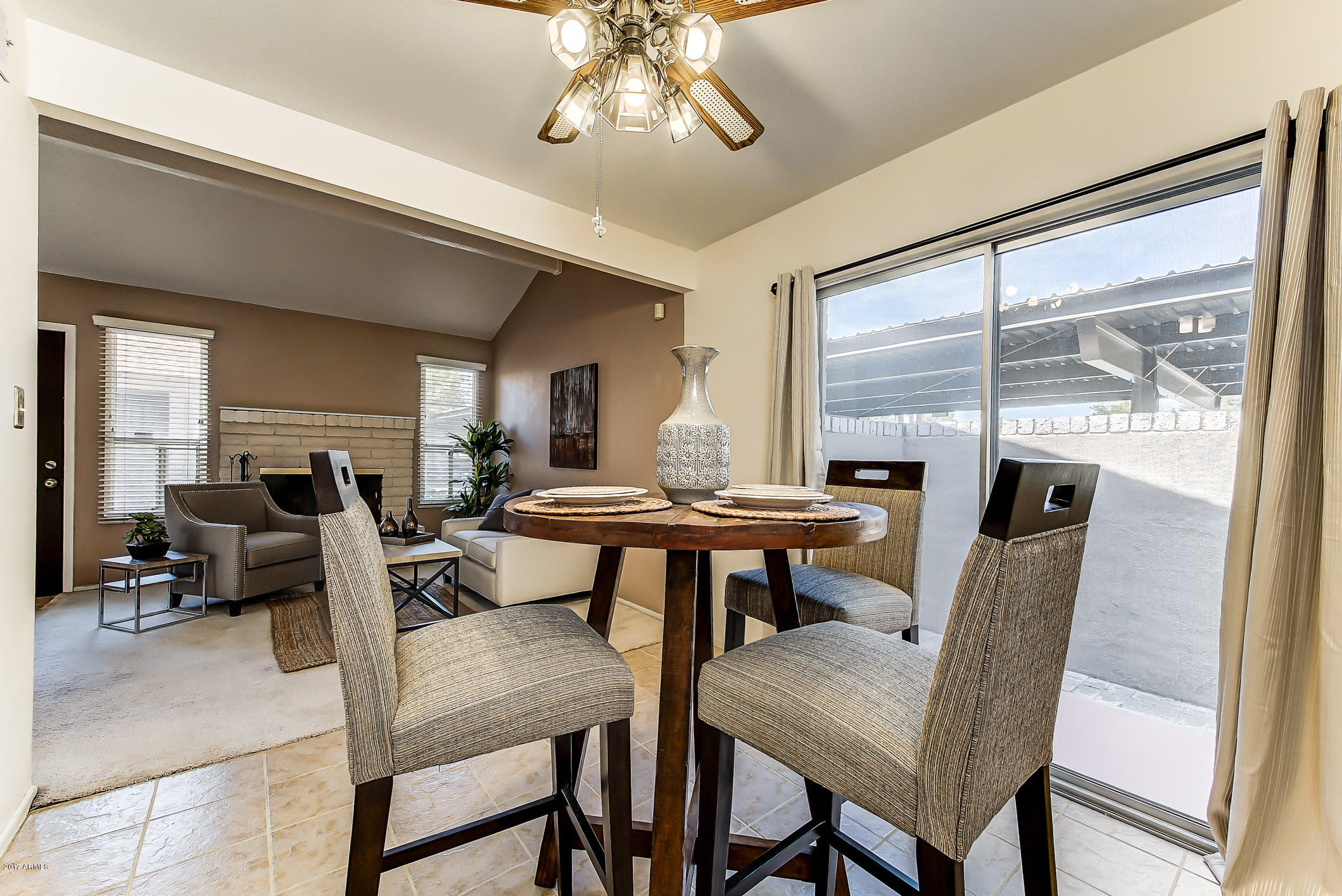 6518 South Newberry Road, Unit D Tempe, AZ 85283 - Photo 8 of 25 107-Dining_View_Patio