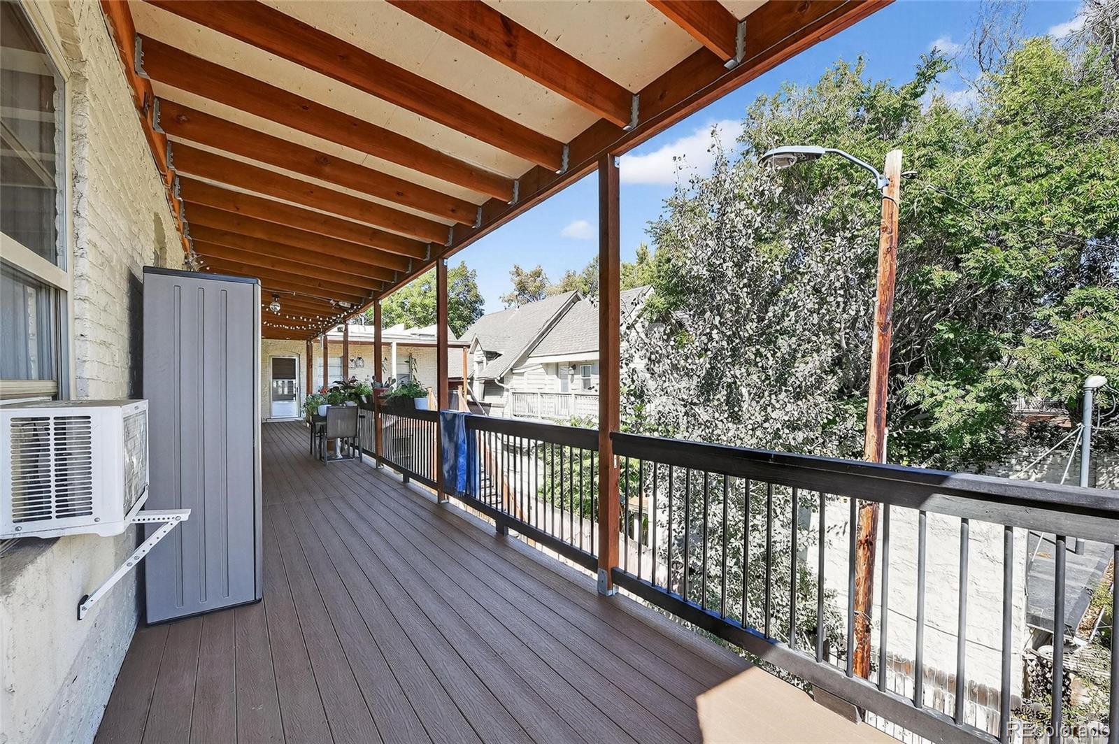 3127 West 28th Avenue, Unit 2 Denver, CO 80211 - Photo 17 of 30 a view of a balcony