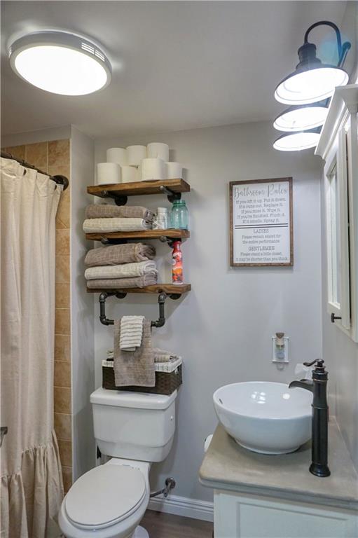 842 Pittsburgh Road Butler, PA 16002 - Photo 18 of 25 Updated bathroom is so cute!