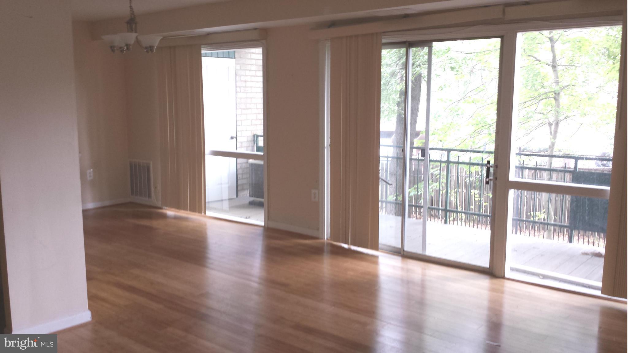9280 Adelphi Road, Unit 2 Hyattsville, MD 20783 - Photo 3 of 11 Double Sliding Doors to Balcony