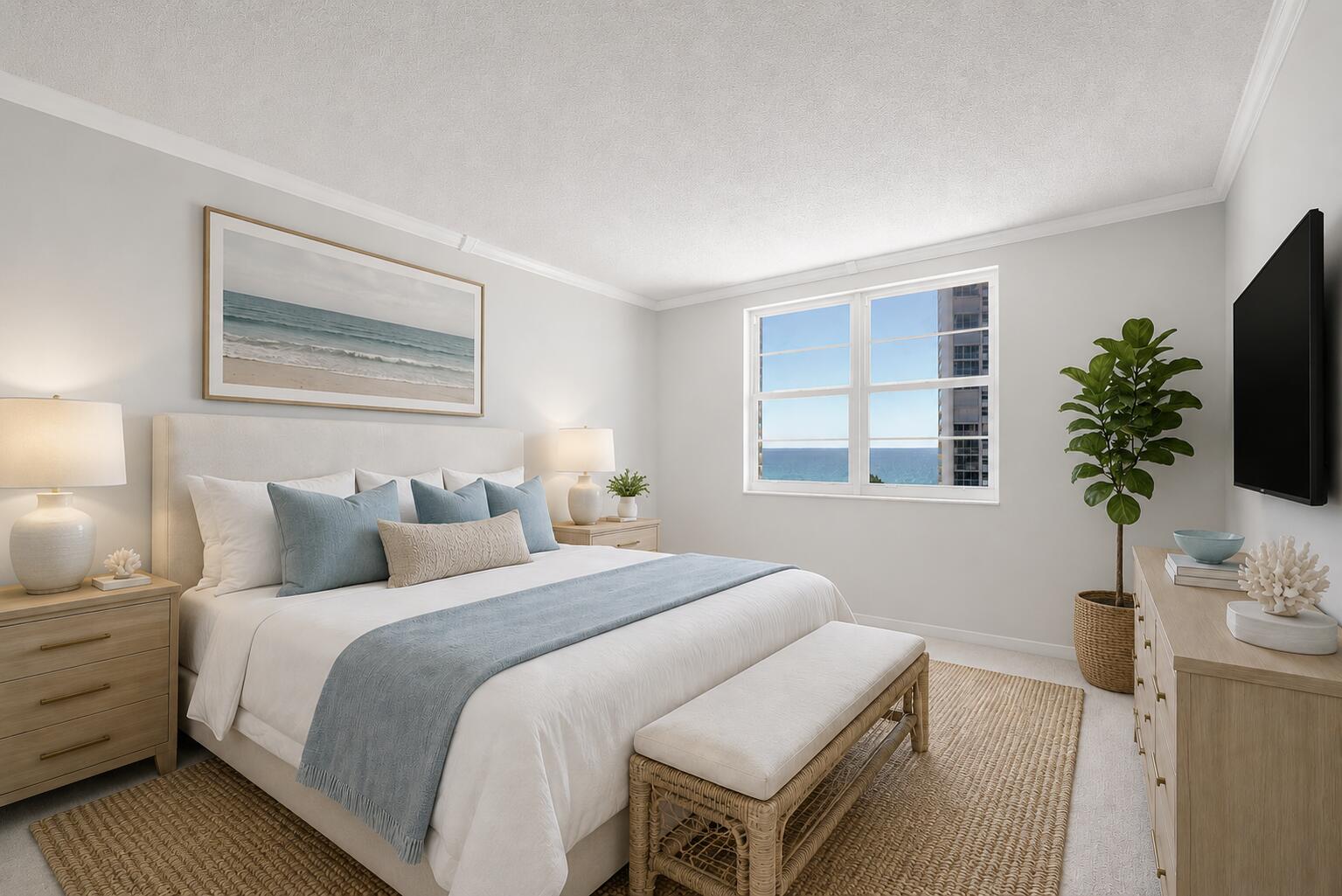 2851 South Ocean Boulevard, Unit 7E Boca Raton, FL 33432 - Photo 13 of 42 Primary Bedroom