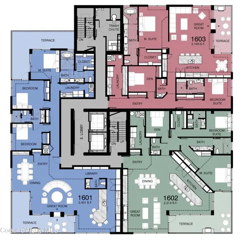 $2,340,450 | 116 South 3rd Street, Unit 1603, Coeur D'Alene, ID 83814