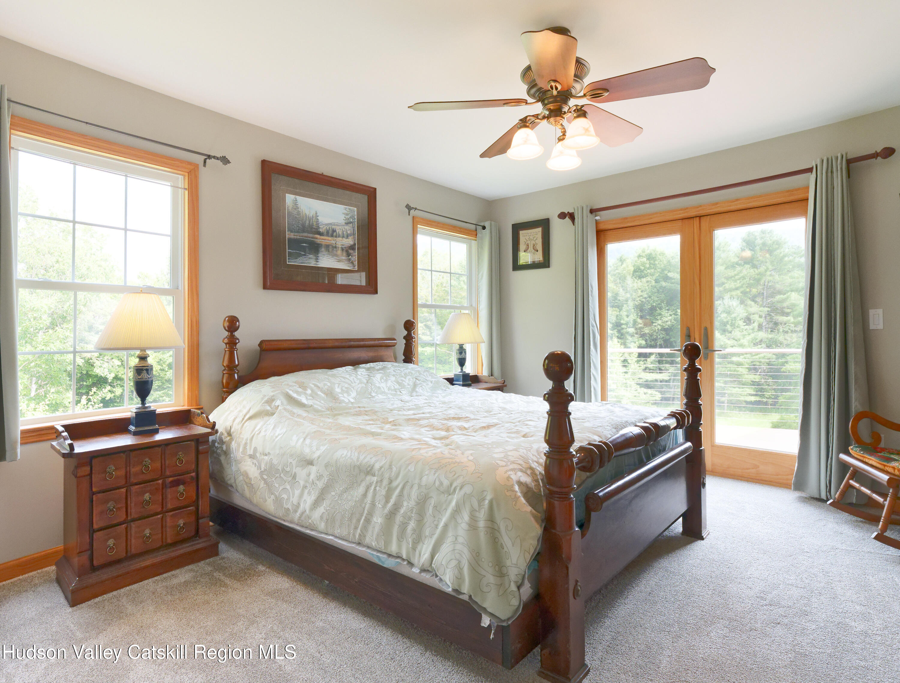 1324 Hauverville Road Middleburgh, NY 12122 - Photo 10 of 28 a spacious bedroom with a bed and a large window