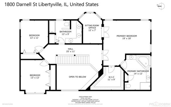 $890,000 | 1800 Darnell Street, Libertyville, IL 60048