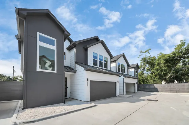 a front view of a house with windows