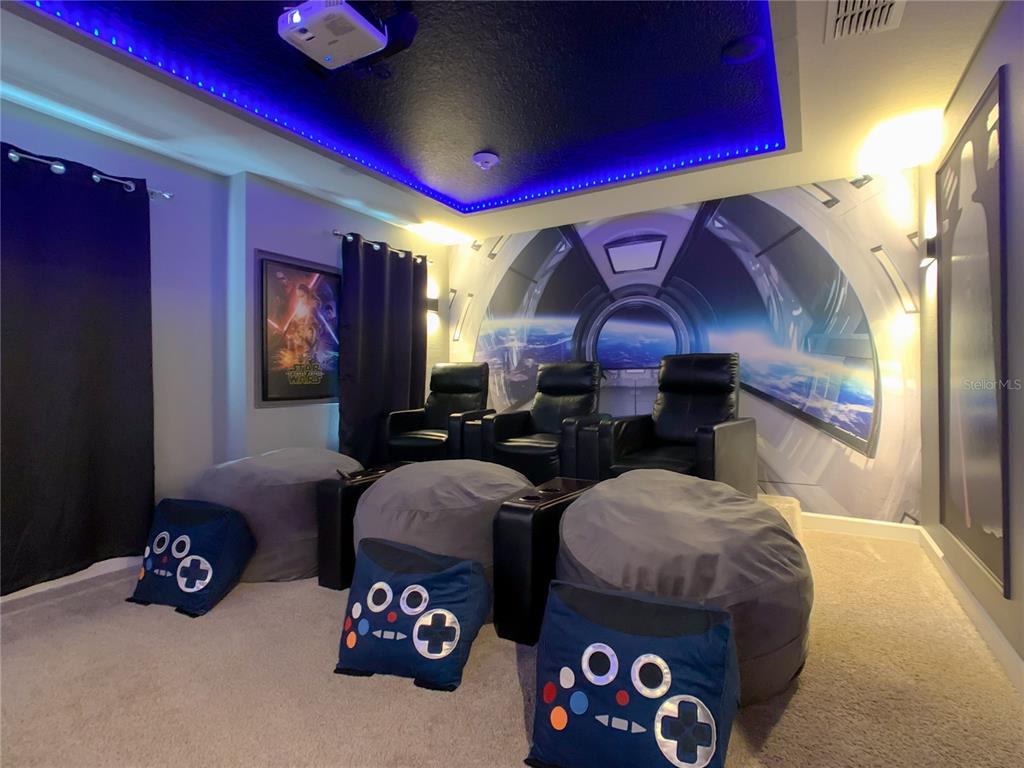 2925 Fable Street Kissimmee, FL 34746 - Photo 50 of 56 a view of a livingroom with furniture and a fireplace