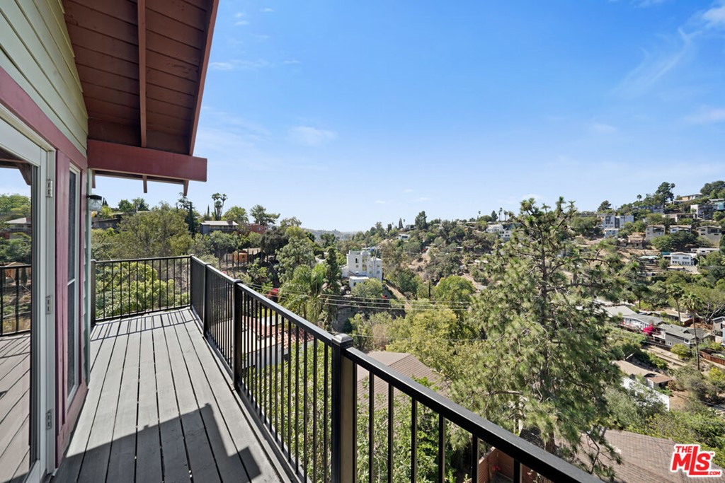 458 Rustic Drive Los Angeles, CA 90065 - Photo 11 of 41 a view of a balcony with an outdoor space