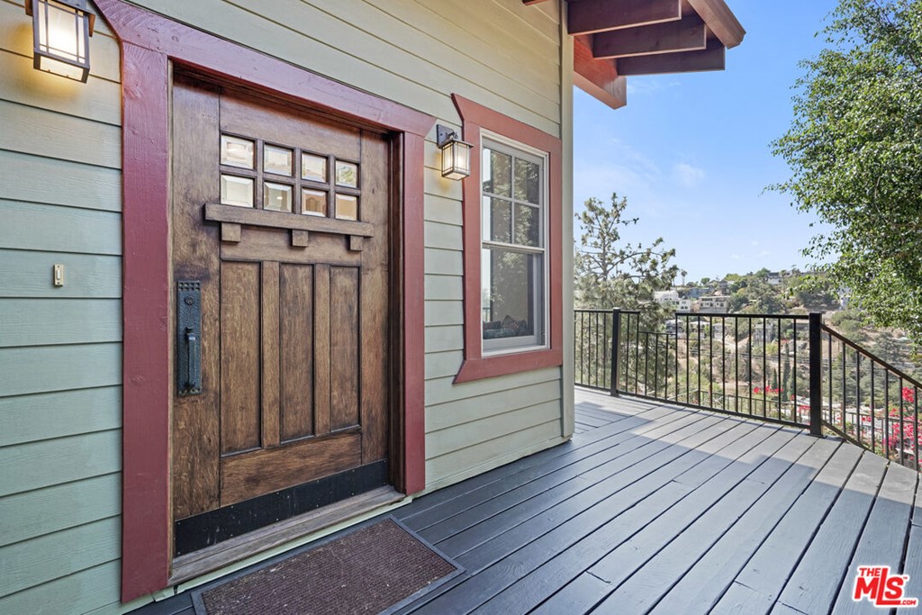 458 Rustic Drive Los Angeles, CA 90065 - Photo 12 of 41 a view of wooden balcony