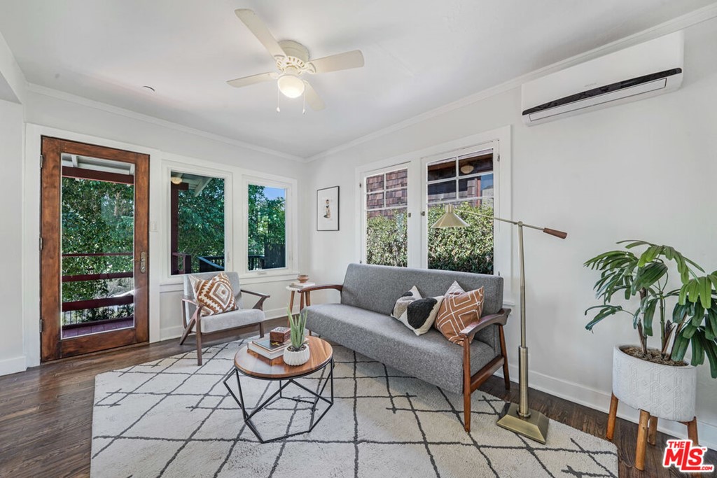 458 Rustic Drive Los Angeles, CA 90065 - Photo 39 of 41 a living room with furniture and a large window