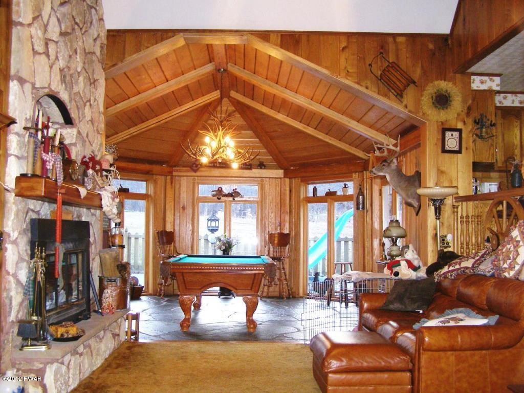 12 Deer Run Road Susquehanna, PA 18847 - Photo 2 of 49 Great room with Pool Table
