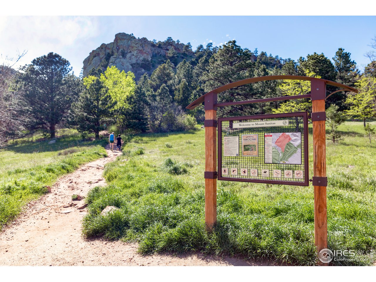 1229 Cedar Avenue Boulder, CO 80304 - Photo 29 of 29 a view of a bunch of flowers and a building in the background