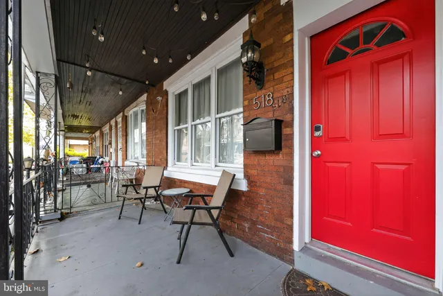 a outdoor space with chairs