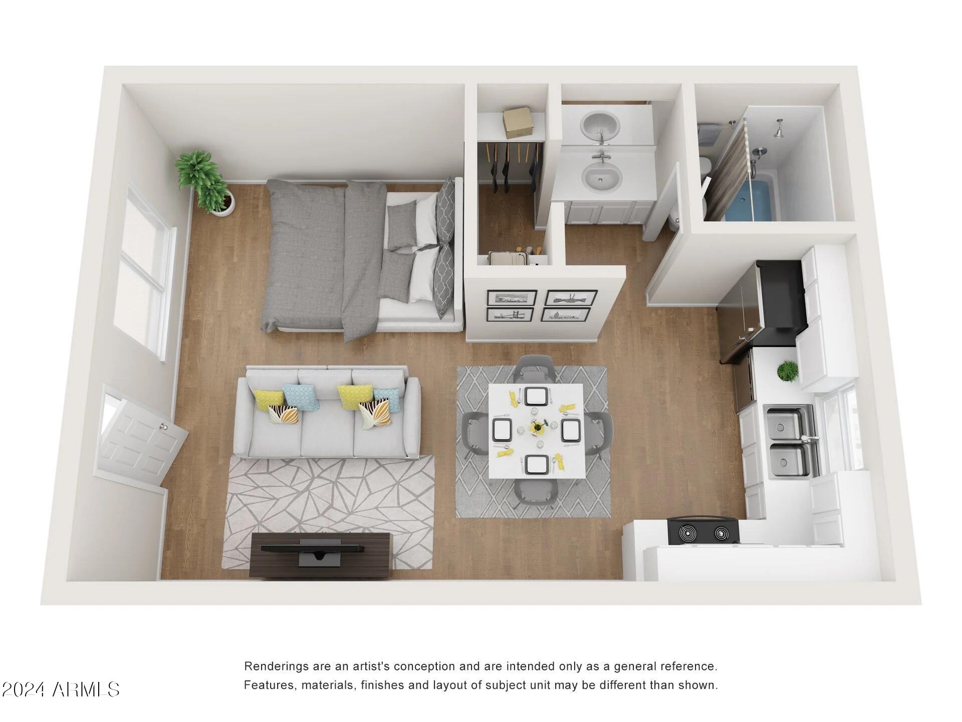 3101 North 32nd Street, Unit ST Phoenix, AZ 85018 - Photo 15 of 15 Floor Plan
