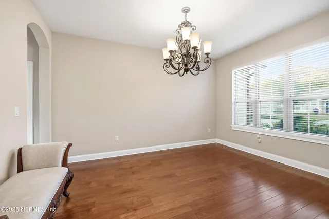 a view of a livingroom with a window
