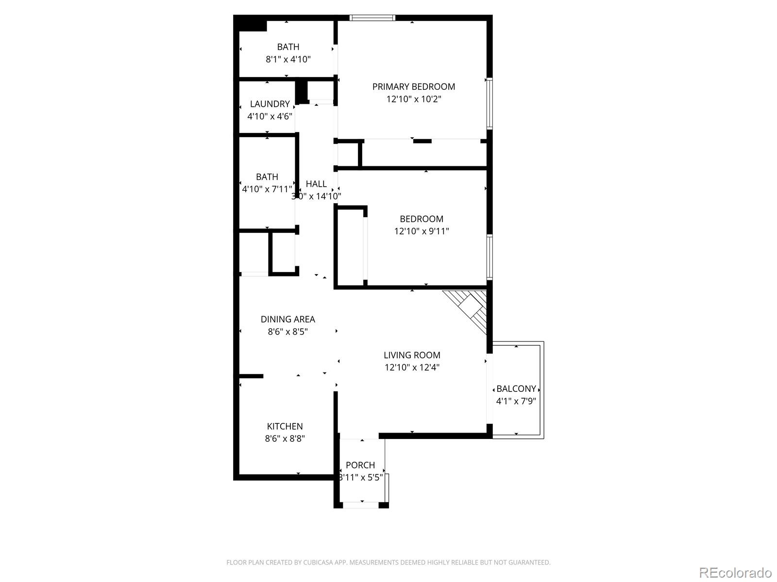 7883 Allison Way, Unit 302 Arvada, CO 80005 - Photo 29 of 29 a picture of a bench in front of a wall