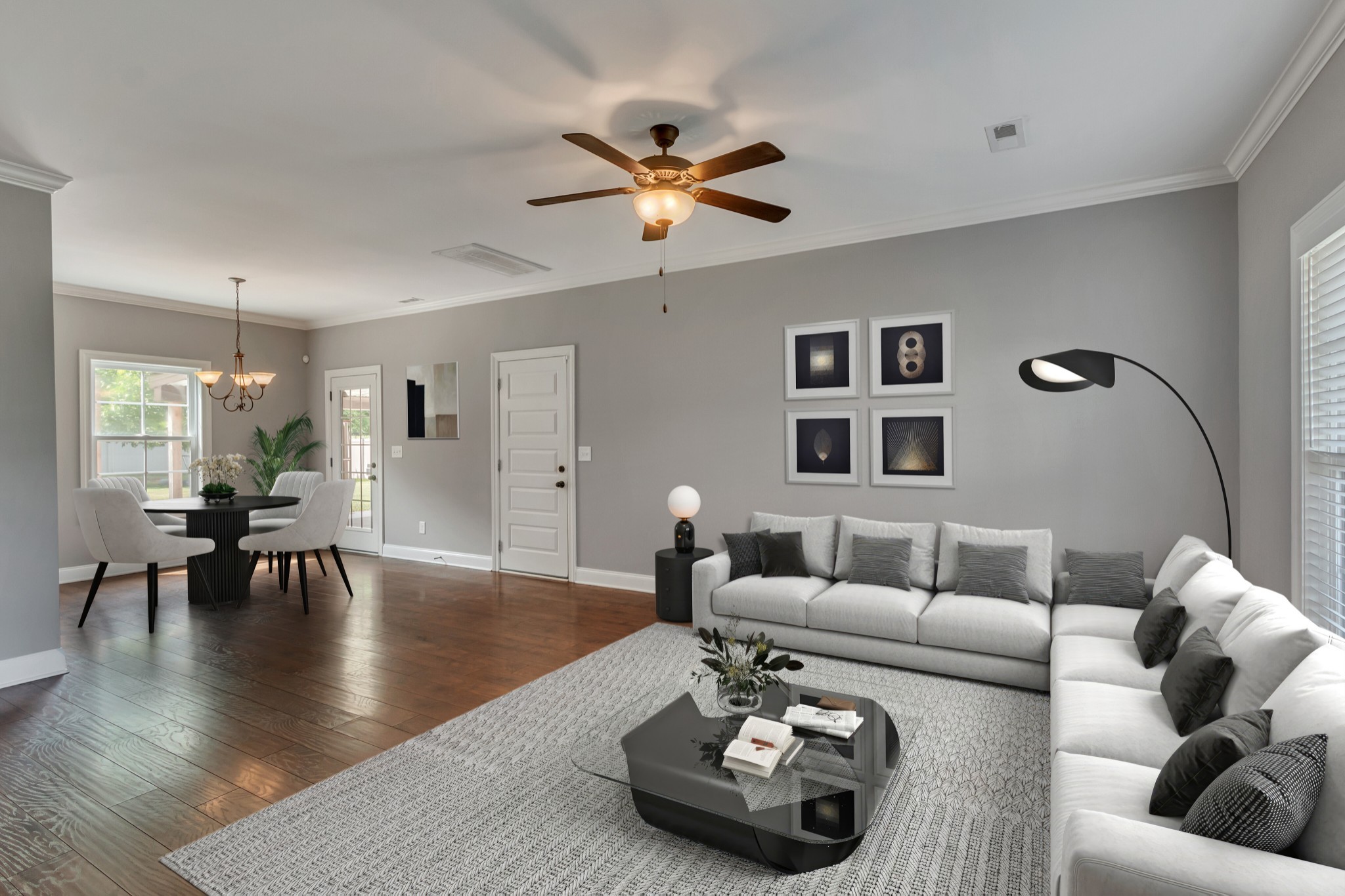 313 Drema Court Murfreesboro, TN 37127 - Photo 7 of 39 a living room with furniture and wooden floor