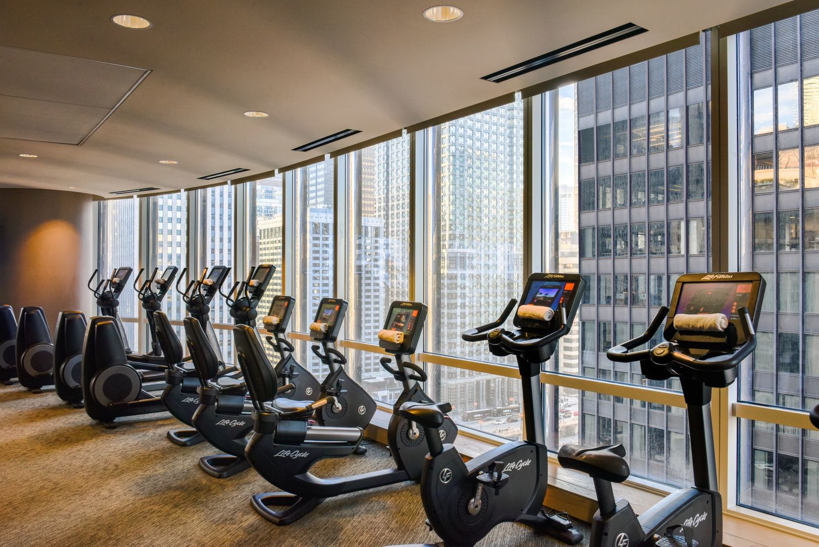 401 North Wabash Avenue, Unit 42E Chicago, IL 60611 - Photo 22 of 55 a view of a room with gym equipment