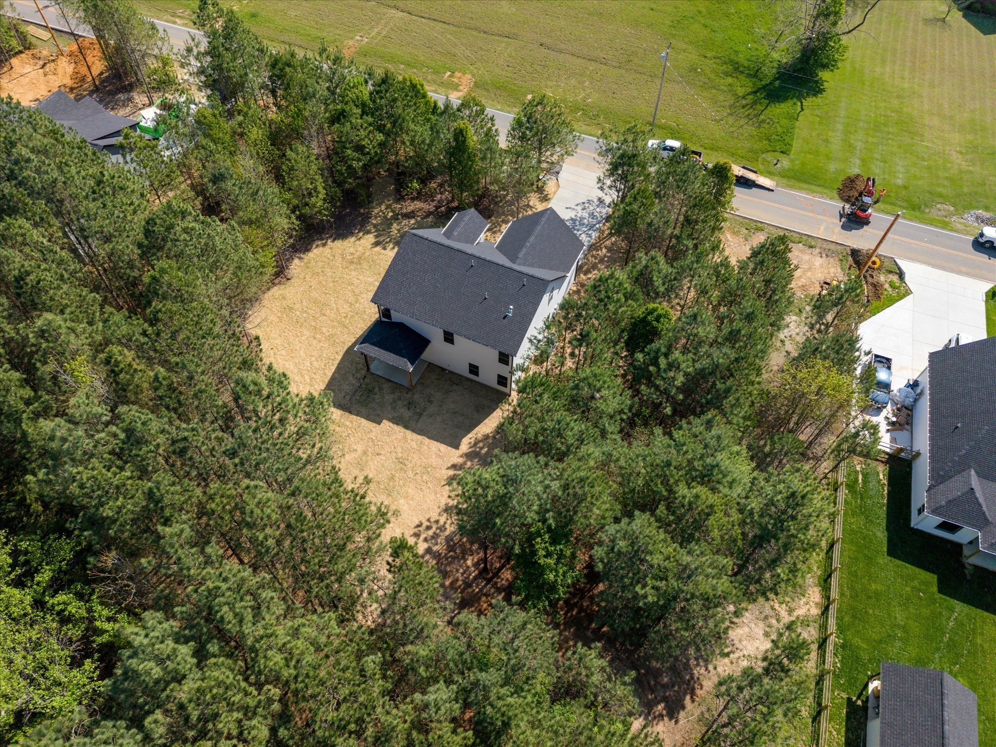 537 Shelton Road Manchester, TN 37355 - Photo 34 of 36 an aerial view of house with yard swimming pool and outdoor seating