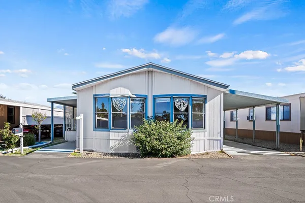 a view of a house with a garage