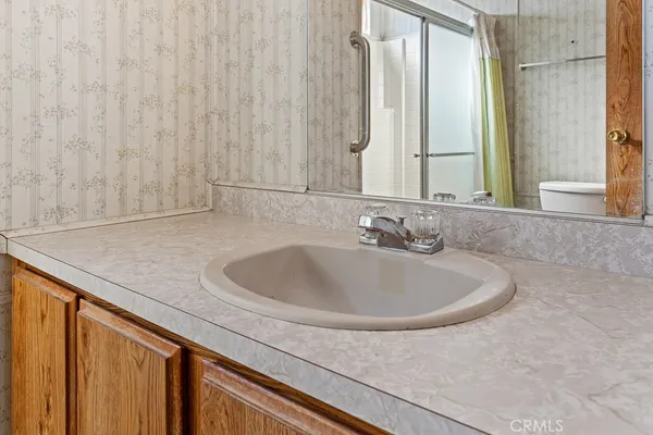 a bathroom with a sink and a bathtub