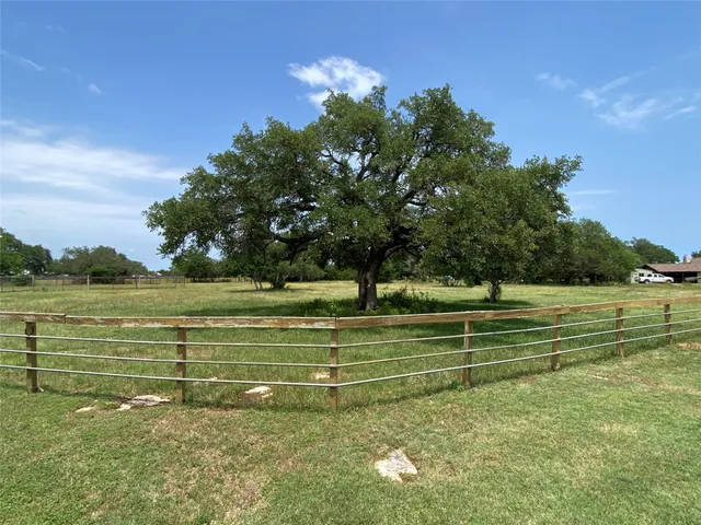 a view of a field with grass