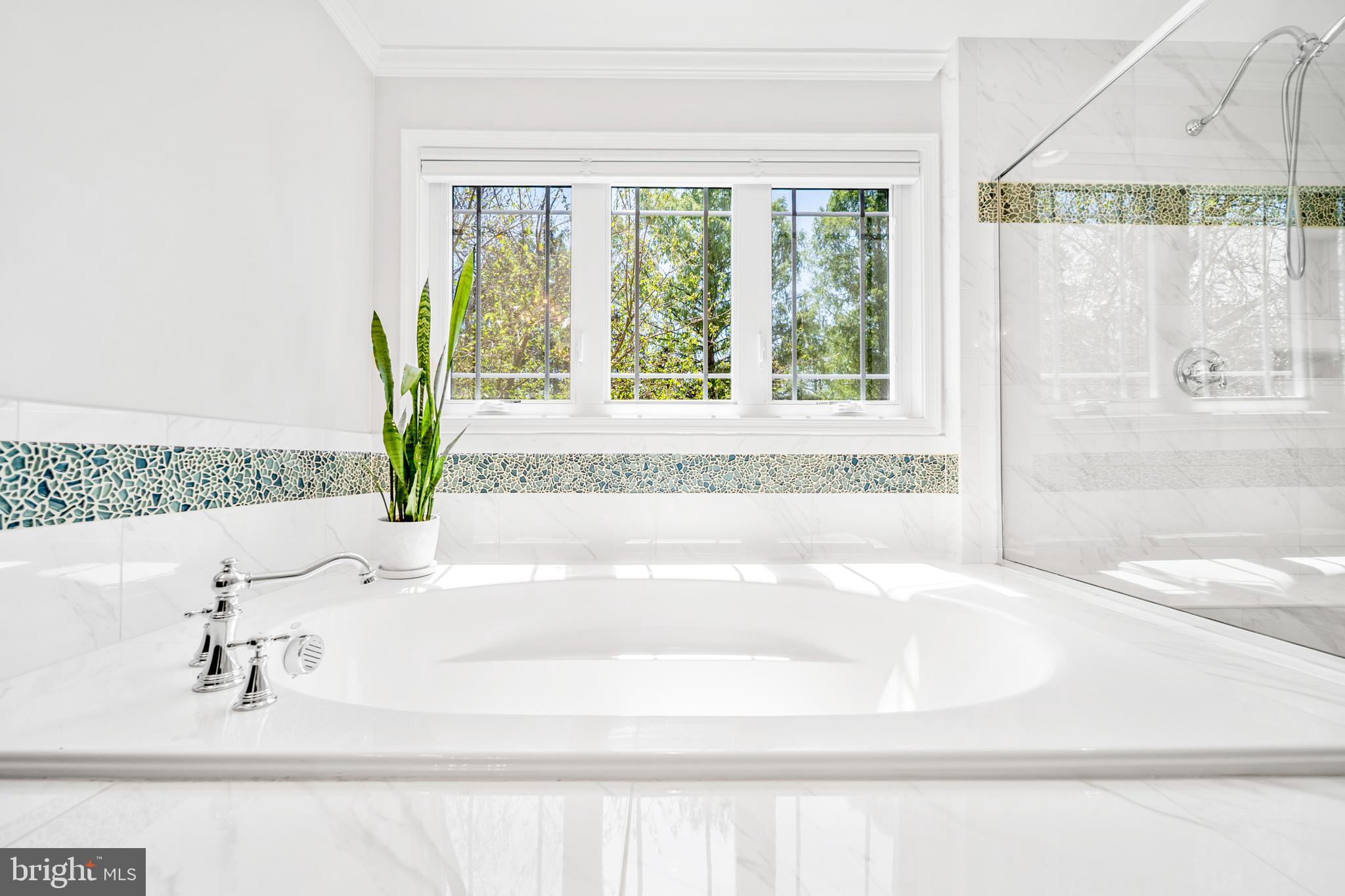 1639 Macon Street McLean, VA 22101 - Photo 43 of 86 a bath tub sitting in a bathroom next to a window
