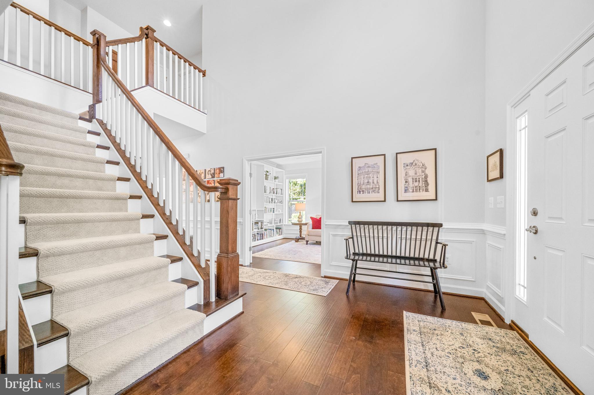 1639 Macon Street McLean, VA 22101 - Photo 6 of 86 a view of entryway with wooden floor and a rug