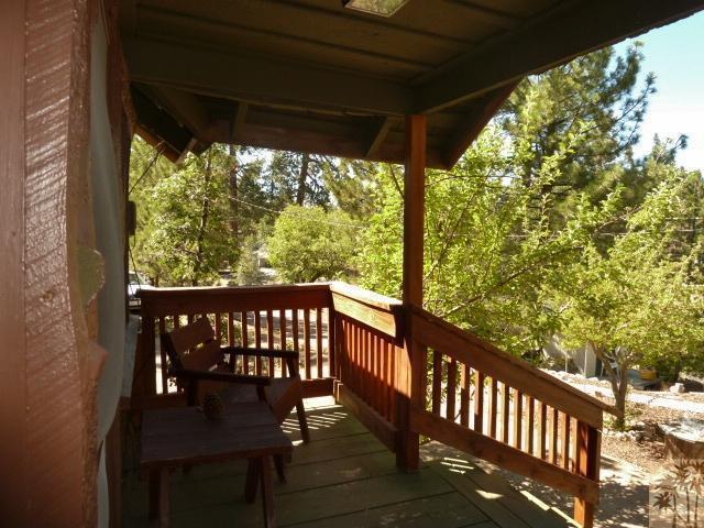 809 Talmadge Road Big Bear Lake, CA 92315 - Photo 18 of 25 a view of a porch with wooden floor