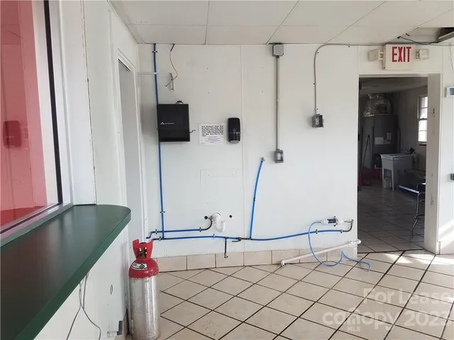 a view of a lake with a yard