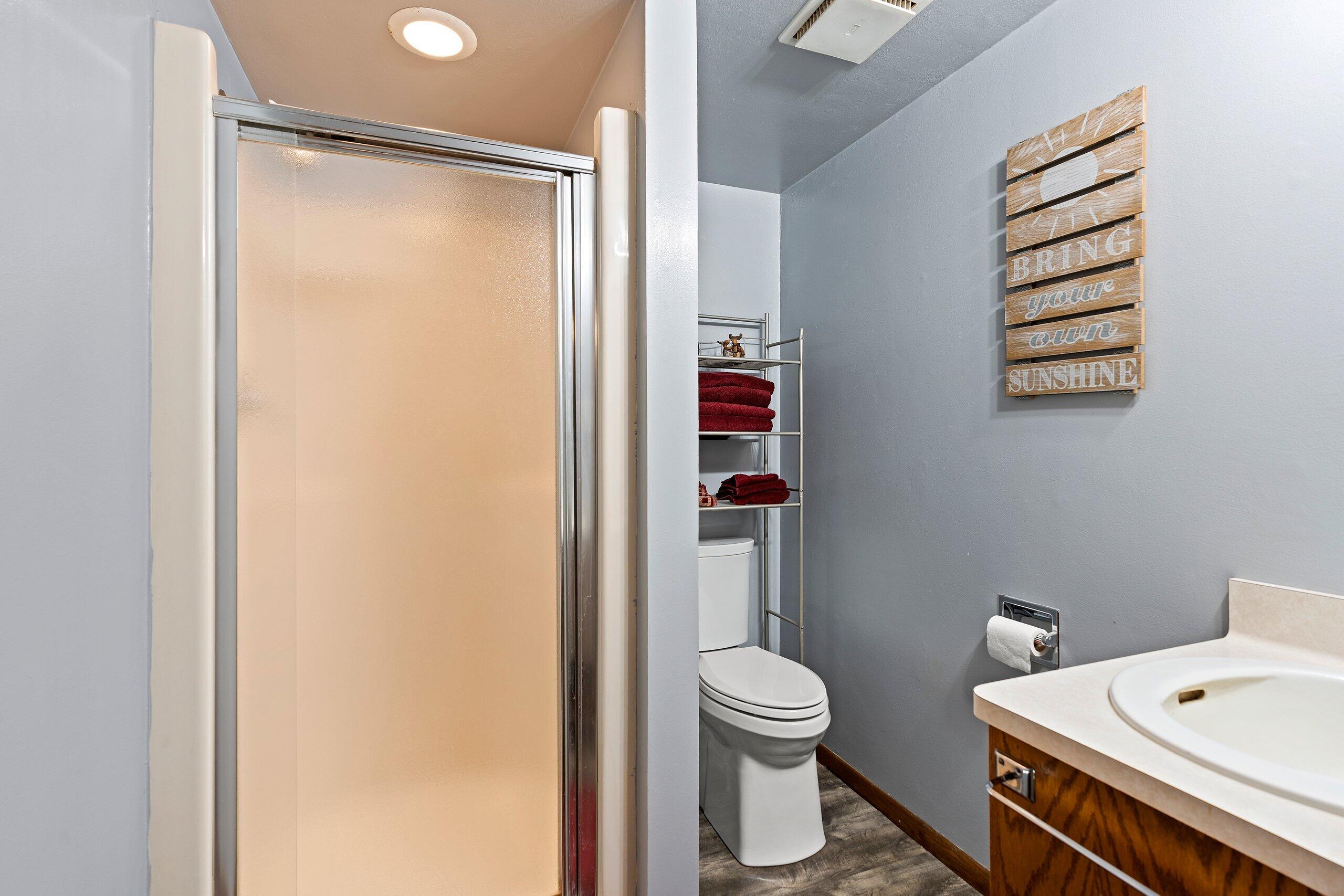 N6580 County Rd O J Plymouth, WI 53073 - Photo 29 of 39 LL Full Bath with Walk-in Shower