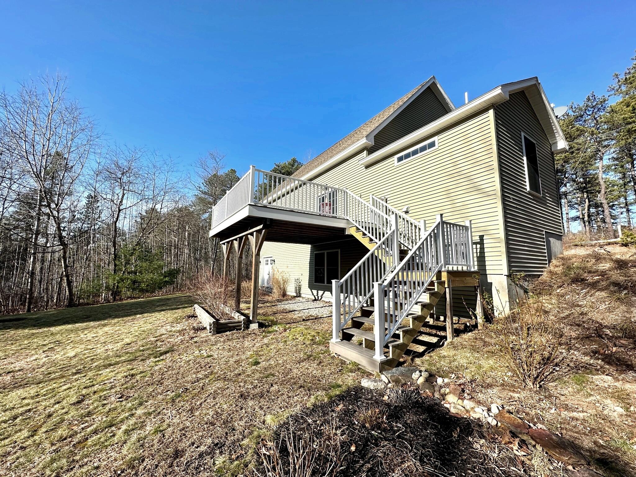 126 Poverty Pond Road West Newfield, ME 04095 - Photo 12 of 67 Newly built deck!
