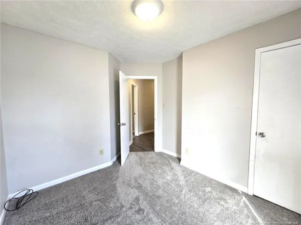 a view of a room with an empty space