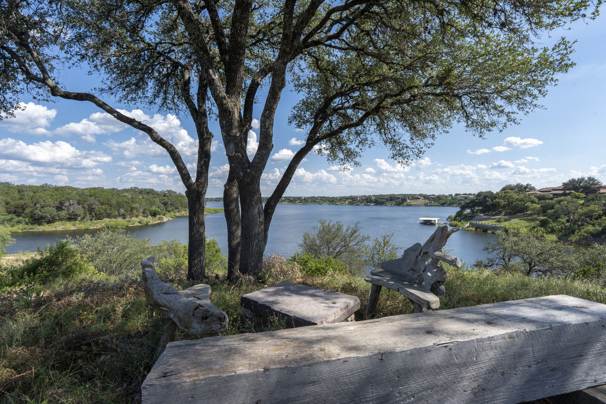Tbd Singleton Road Marble Falls, TX 78654 - Photo 27 of 40 Lake Travis view of best building site