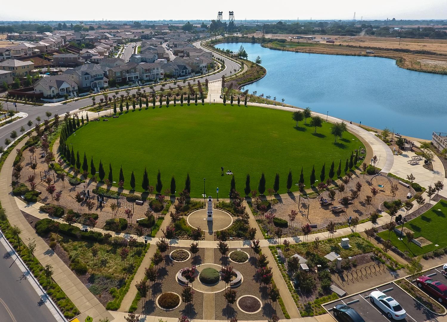 15853 Maltby Place Lathrop, CA 95330 - Photo 14 of 15 a view of a lake with a mountain