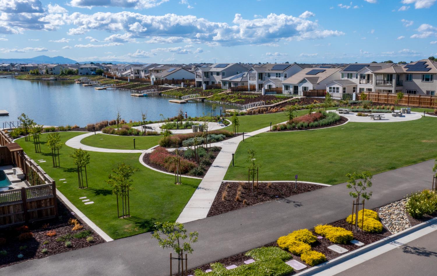 15853 Maltby Place Lathrop, CA 95330 - Photo 10 of 15 an aerial view of a house with outdoor space