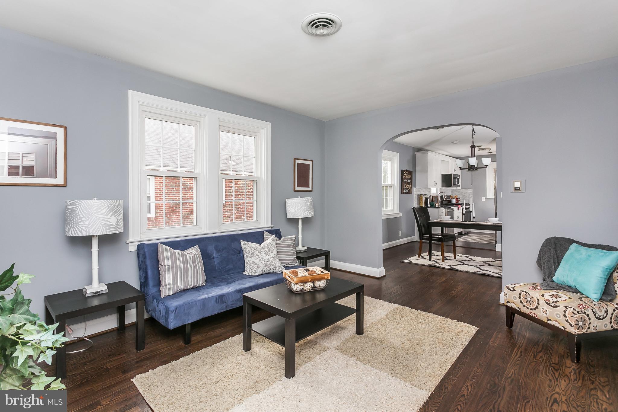 3115 Willoughby Road Baltimore, MD 21234 - Photo 3 of 37 Living room freshly painted, gorgeous hardwoods
