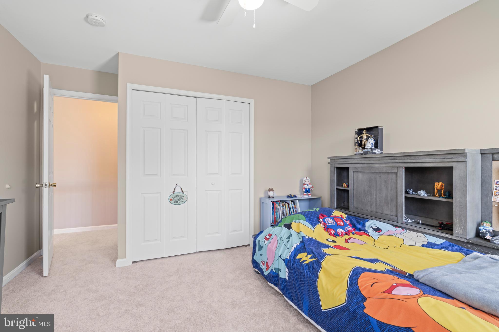 20 Farm Ridge Court Baldwin, MD 21013 - Photo 28 of 47 a bed room with a bed and a fireplace