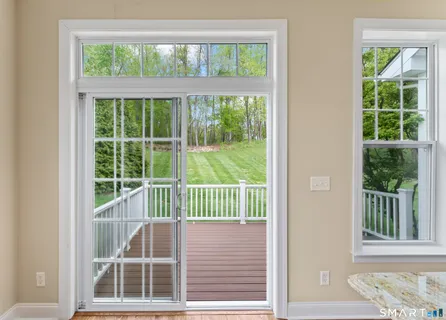 a view of a balcony