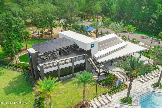 a view of building and outdoor space