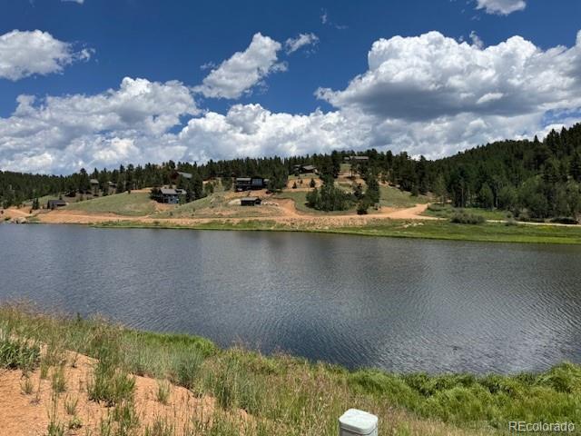 209 Kenosha Circle Divide, CO 80814 - Photo 15 of 17 a view of a lake with houses in the back