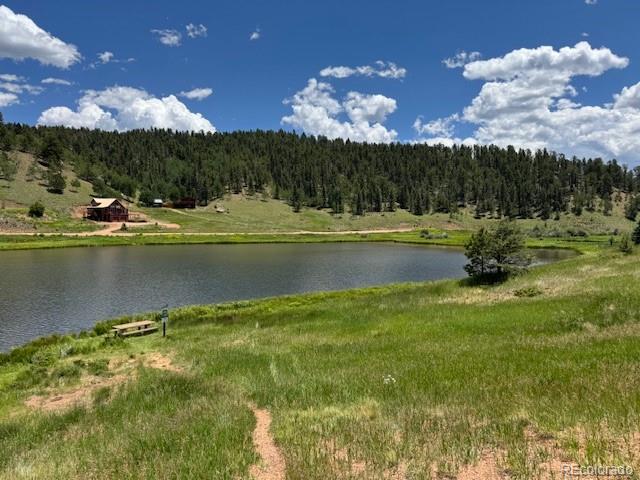 209 Kenosha Circle Divide, CO 80814 - Photo 16 of 17 a view of a lake with a houses in the background