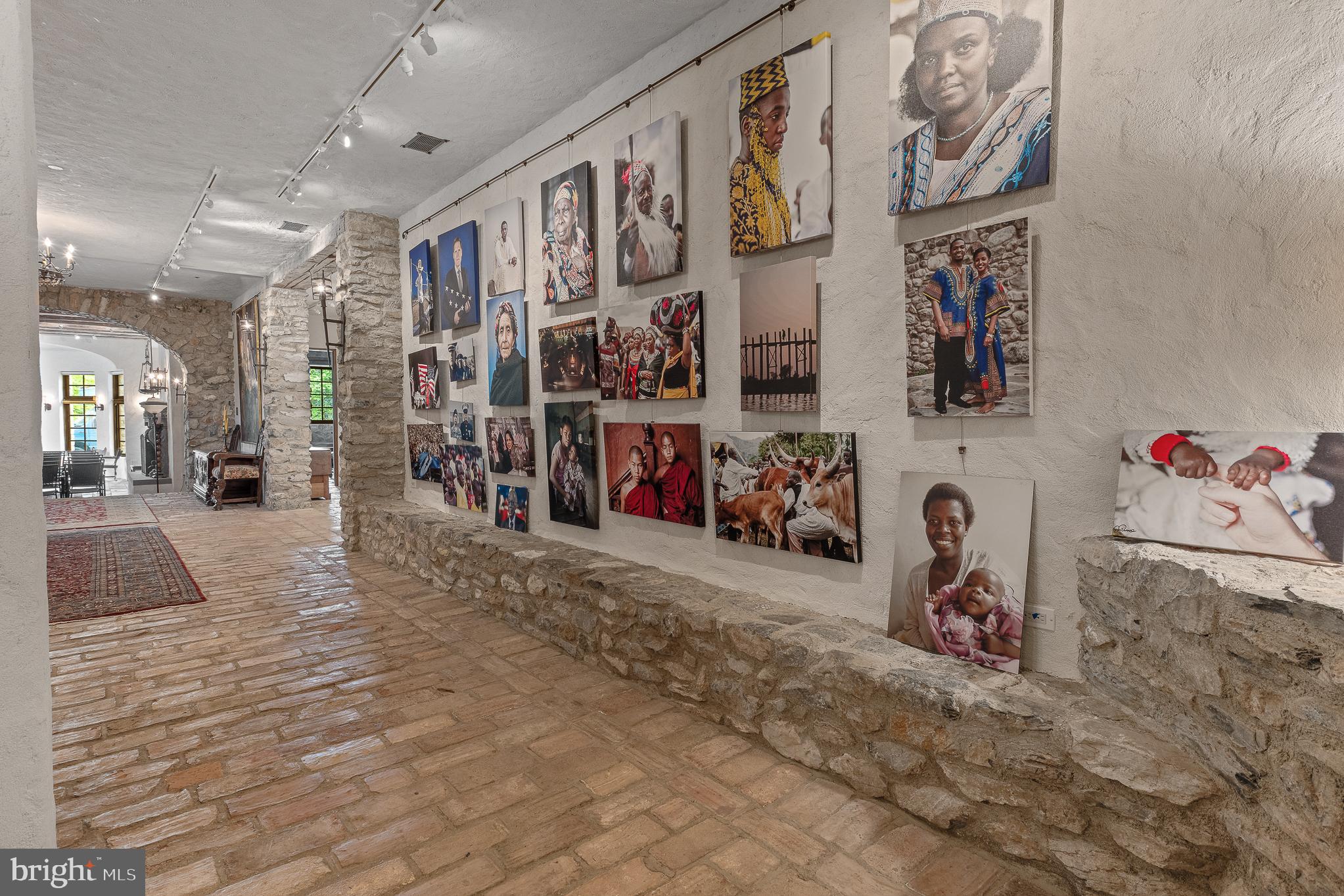 13320 Signal Tree Lane Potomac, MD 20854 - Photo 118 of 143 centuries-old brick floor & rubble stone work