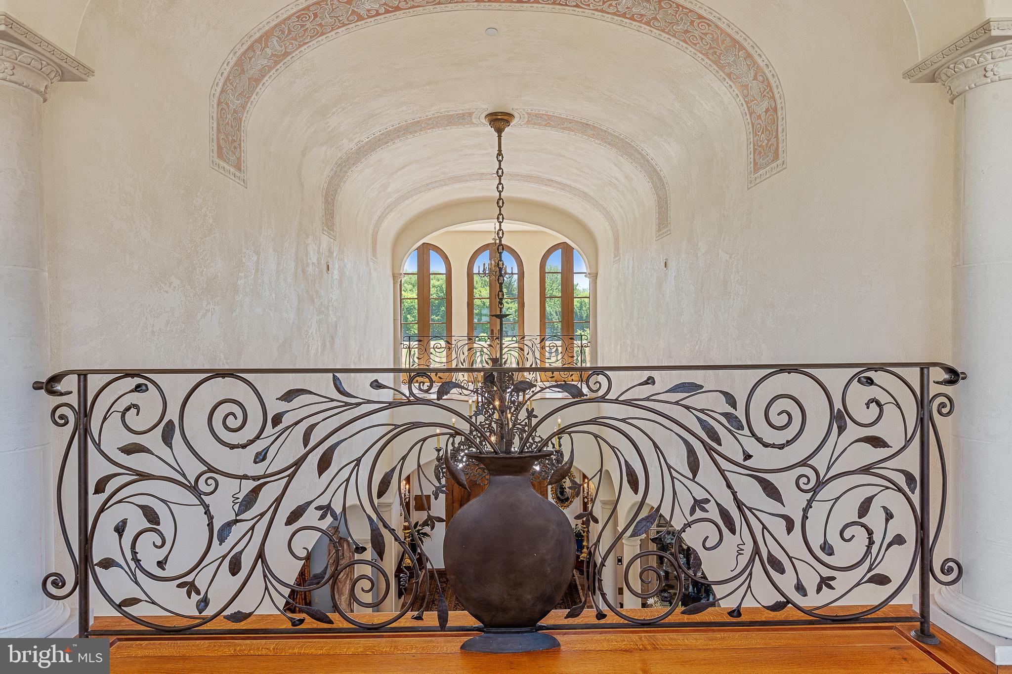 13320 Signal Tree Lane Potomac, MD 20854 - Photo 19 of 143 2nd story Overlook hand forged iron railings