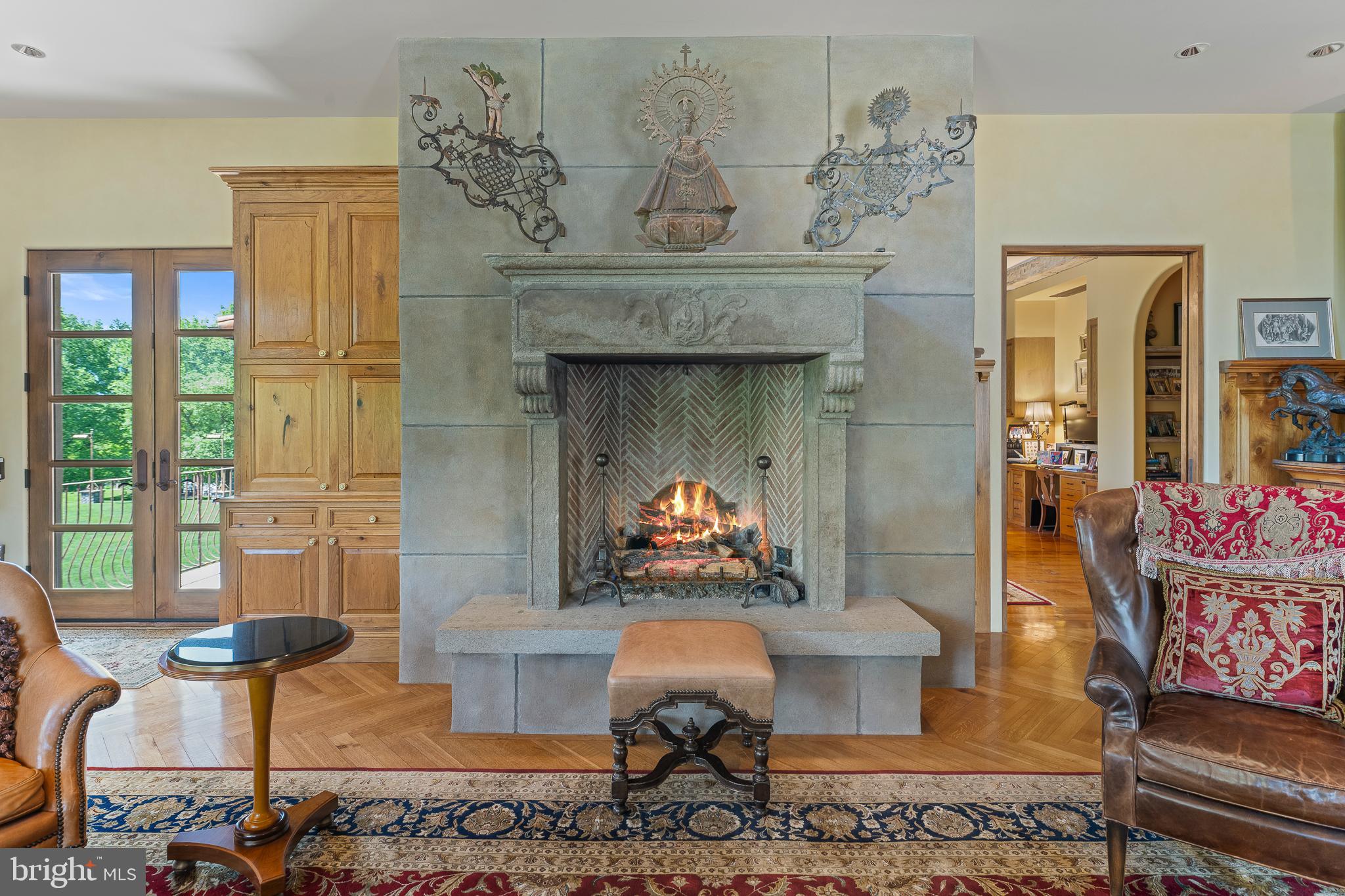 13320 Signal Tree Lane Potomac, MD 20854 - Photo 38 of 143 500yr old pepperino- Italian volcanic stone mantle