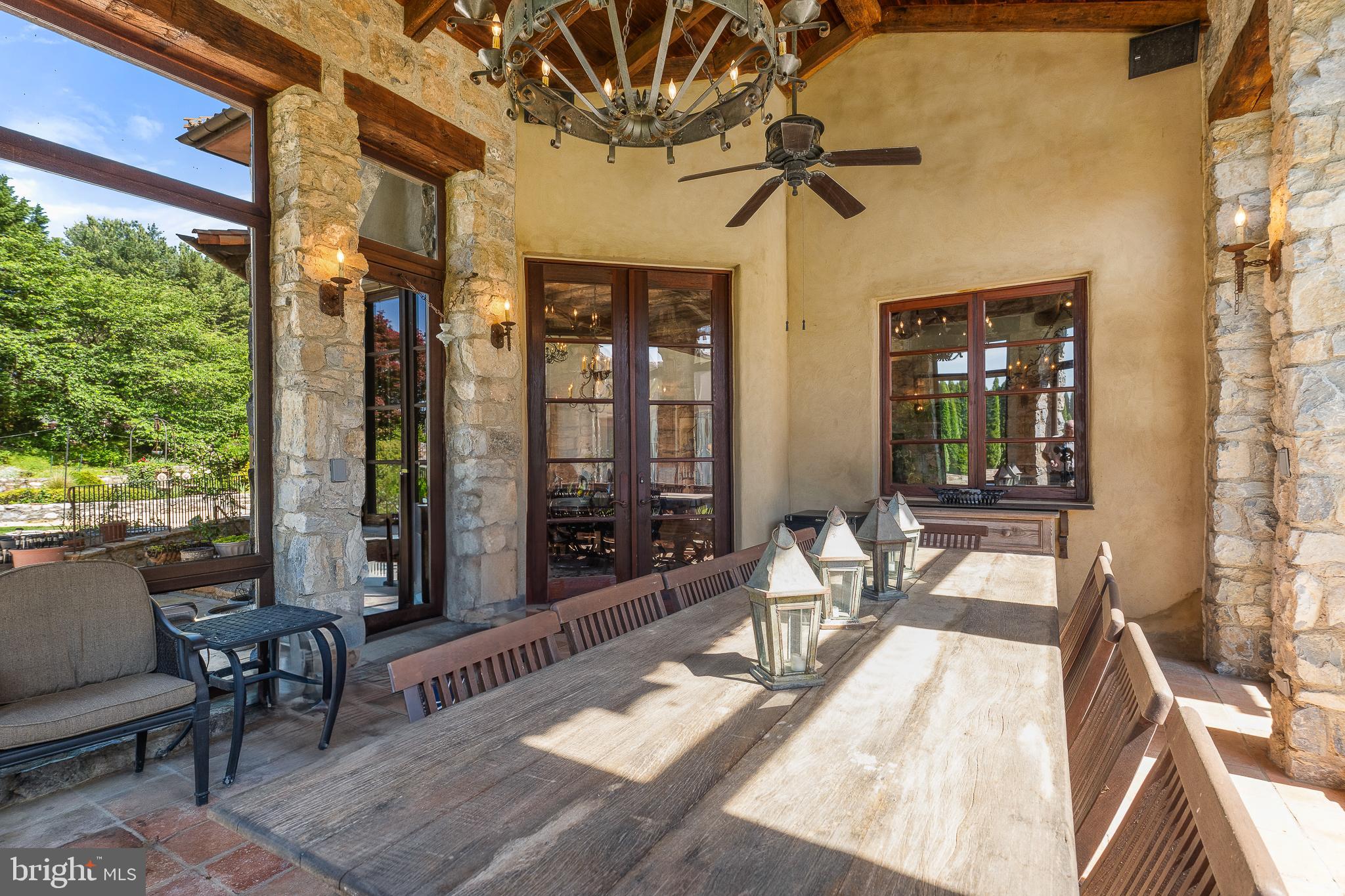 13320 Signal Tree Lane Potomac, MD 20854 - Photo 46 of 143 Medieval dining area from patio leads to Kit&fam